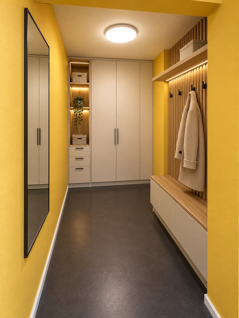 Visualisierung - KI-generierte Möblierung / Visualisation - Aménagement généré par l'IA / Visualization - AI-Generated Furniture Arrangements / Visualizzazione - Arredamento generato dall