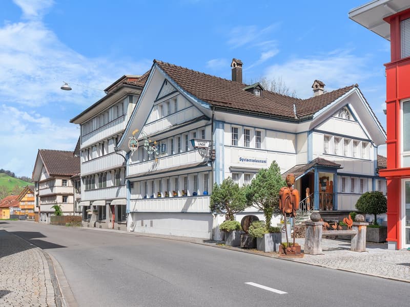 Historic Appenzeller house (Gasthaus Linde) in the heart of the village (1)