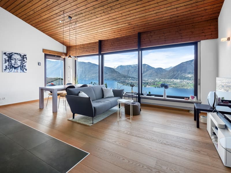 Exclusive dream home on 2'637m2 building plot with 180° view of Lake Maggiore (1)