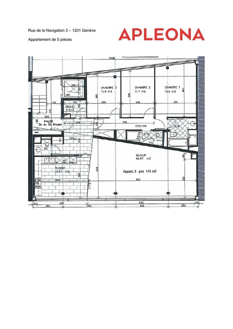 Spacieux appartement de 5 pièces avec balcon au cœur de Genève – Disponible immédiatement (3)