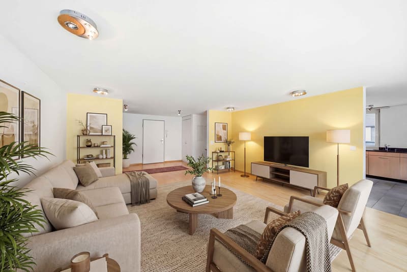 APPARTEMENT EXCLUSIF DE 4,5 PIÈCES EN COPROPRIÉTÉ AVEC BALCON ET ESPACE GÉNÉREUX (2)
