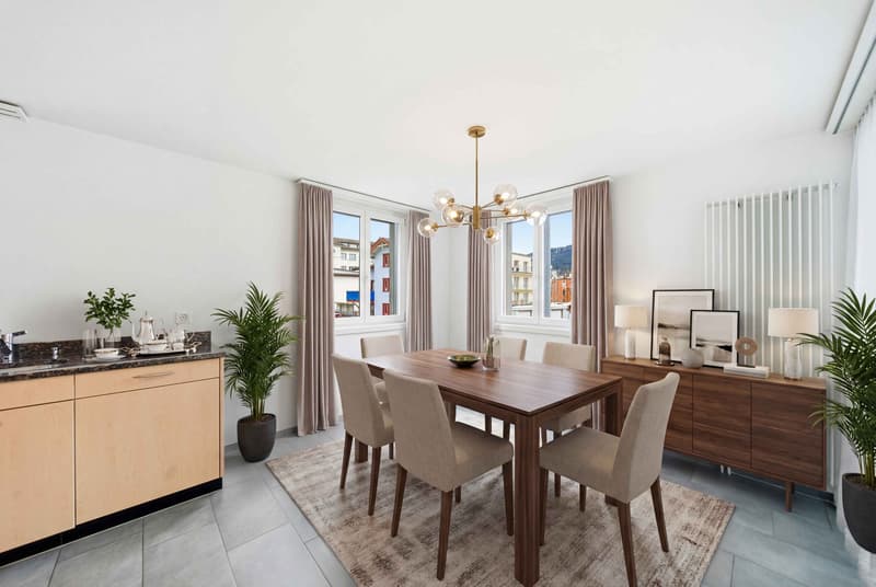 APPARTEMENT EXCLUSIF DE 4,5 PIÈCES EN COPROPRIÉTÉ AVEC BALCON ET ESPACE GÉNÉREUX (3)