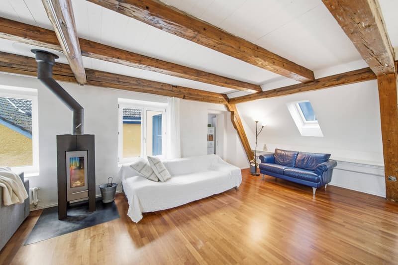 DUPLEX HISTORIQUE DE 6 PIÈCES AVEC TERRASSE SUR LE TOIT ET ESPRIT LOFT À LAUPEN ZH (3)