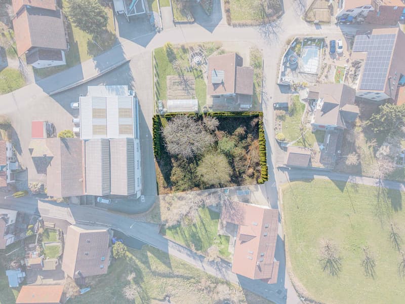 865 M2 RESIDENTIAL BUILDING LAND HIGH ABOVE LAKE HALLWIL (3)