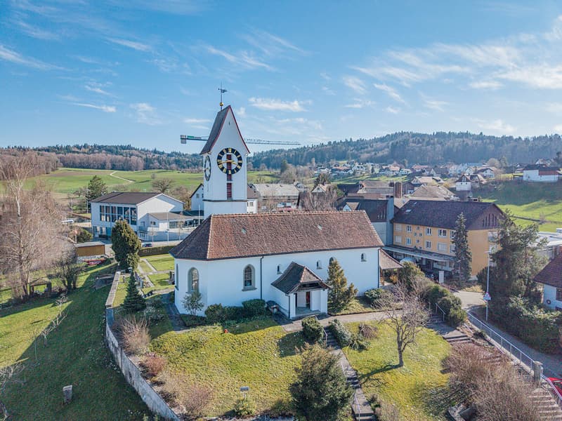 865 M2 RESIDENTIAL BUILDING LAND HIGH ABOVE LAKE HALLWIL (8)