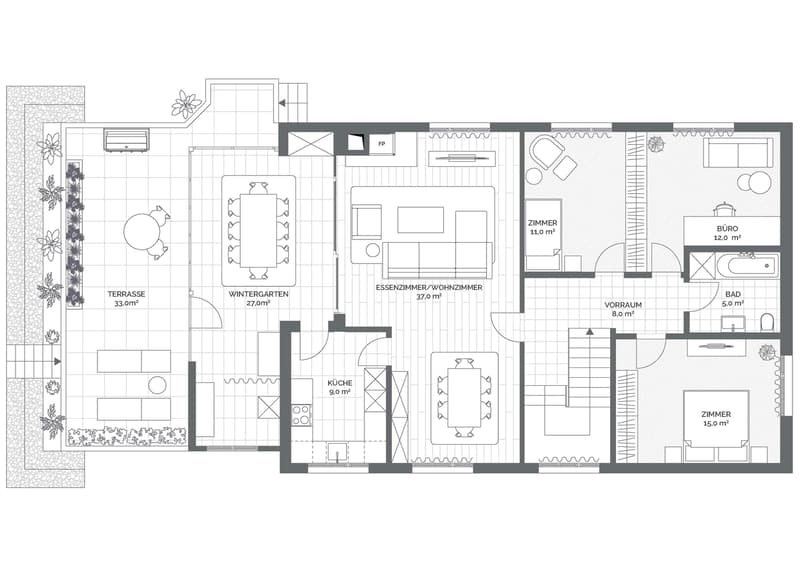 VOIR GRAND - MAISON INDIVIDUELLE SOIGNÉE DE 7,5 PIÈCES (12)