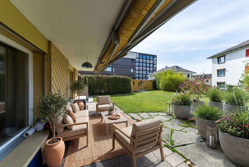 GEMÜTLICHE 3.5 ZIMMER GARTENWOHNUNG IM ZENTRUM (1)