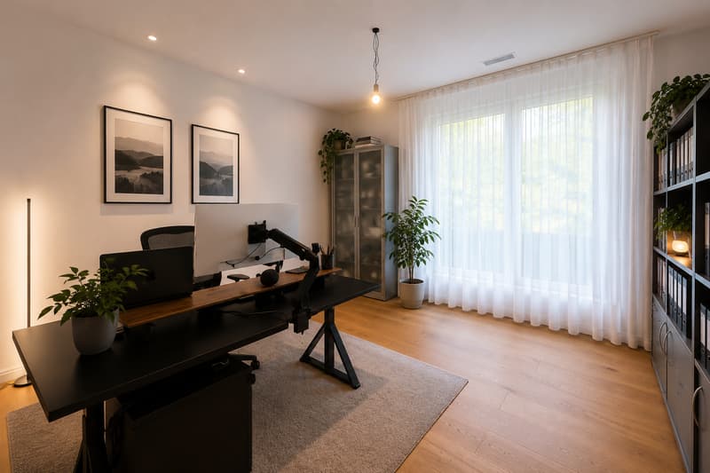STYLISH 4.5 ROOM GARDEN APARTMENT WITH LARGE TERRACE (5)