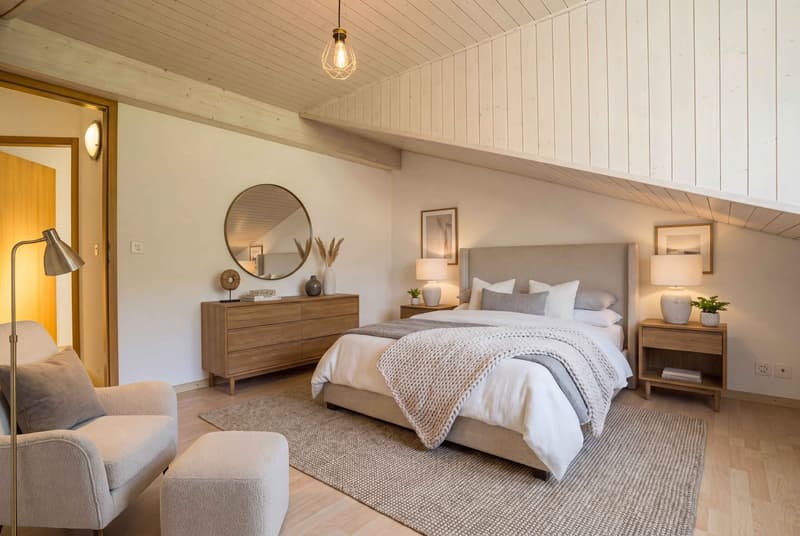 MID-TERRACE HOUSE ON LAKE MURTEN WITH PRIVATE LAKE ACCESS (7)