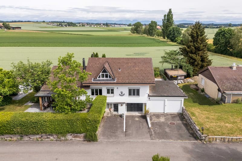 BEAUCOUP D'ESPACE ET VUE SUR LA VERDURE - MAISON INDIVIDUELLE DE 5,5 PIÈCES AVEC APPARTEMENT ANNEXE (1)