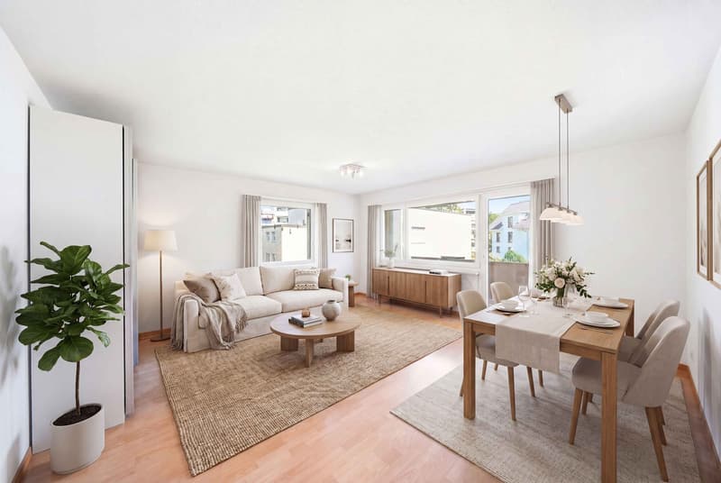UN ESPACE ÉTONNAMMENT VASTE - 2,5 PIÈCES SUR 63 M² (1)