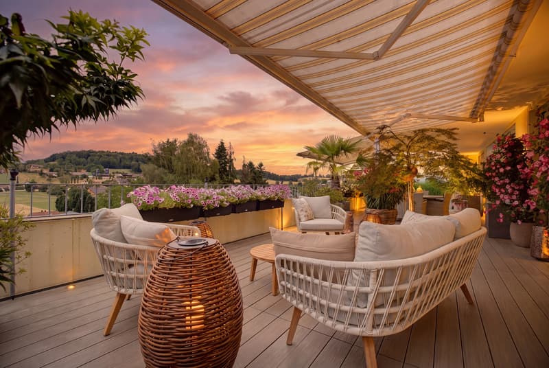 TERRASSENOASE IM RUHIGEN HÄGGLINGEN (1)