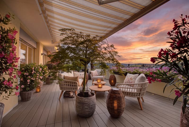 TERRASSENOASE IM RUHIGEN HÄGGLINGEN (8)