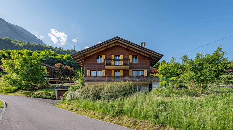 PRÄCHTIGE AUSSICHTEN IN ISELTWALD - SCHMUCKES CHALET OBERHALB VOM BRIENZERSEE (2)