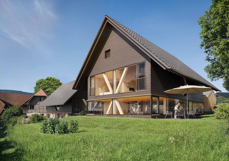 NEUBAUPROJEKT «FLAMMER DÖRFLI» IN OBERWIL BEI BÜREN (1)