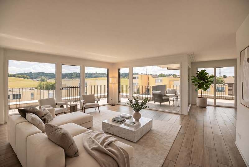 148 M² ATTIKABIJOU MIT 137 M² TERRASSE UND AUSSENSAUNA (2)