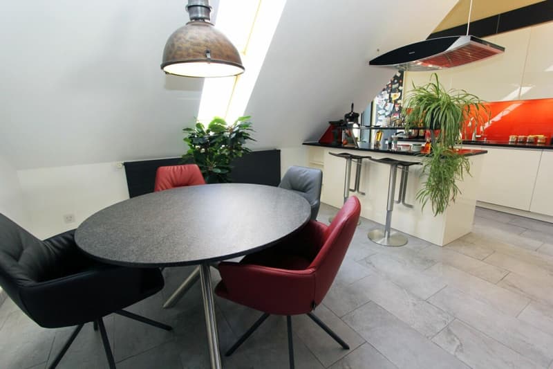 Appartement de toit sensationnel en droit de construction (6)