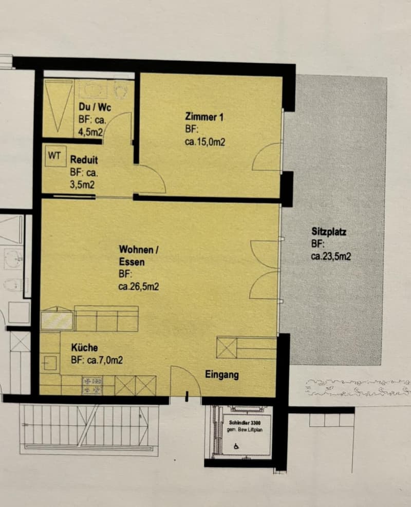 Bright 2.5-room apartment in Kloten (3)