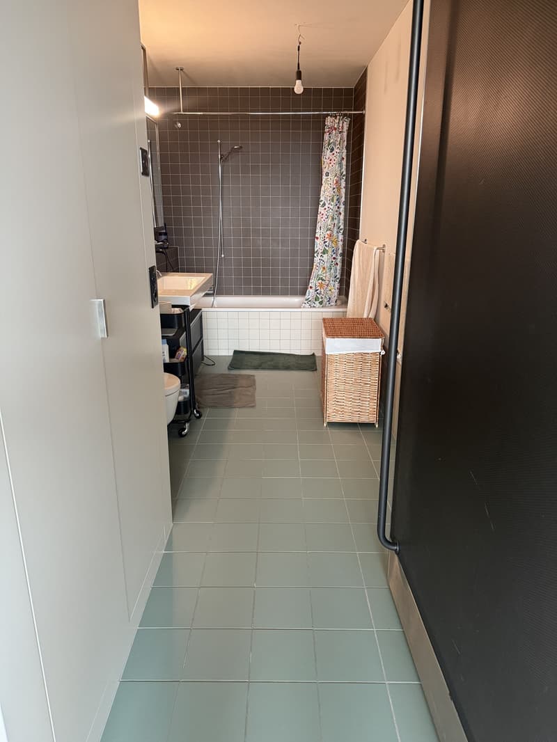 Zimmer mit eigenem Badezimmer an der Europaallee (4)