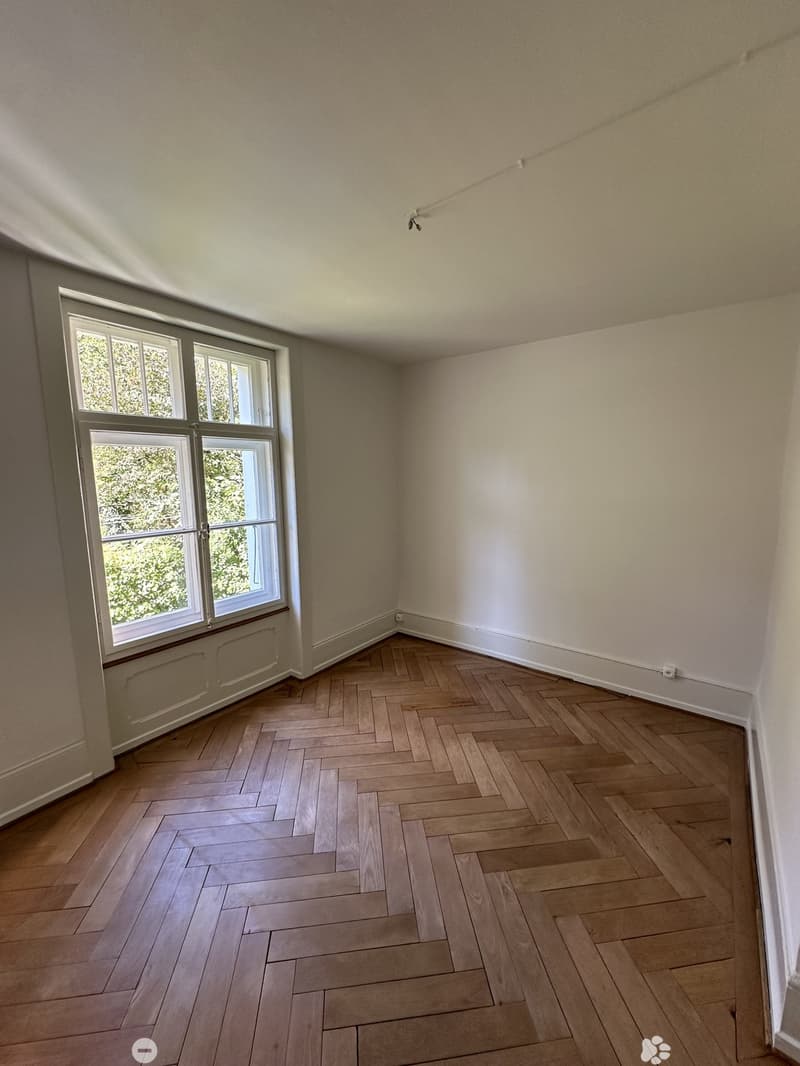 Charmante 4.5-Zimmer Altbauwohnung mit wunderschönen Parkettböden, Balkon und eigenem Gartenanteil (5)