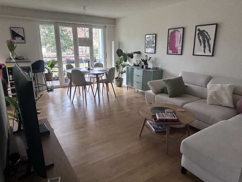 Befristet (1 Monat) und möbliert: schöne 3.5 Zimmer (4)