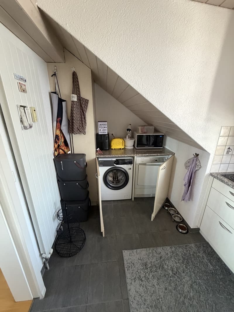 Appartamento carino e spazioso di 3.5 locali con caminetto e balcone ad Aarau Rohr (4)