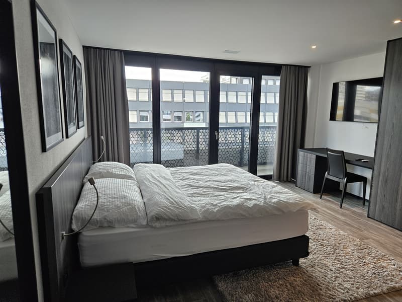 Möblierte 2.5-Zimmer-Wohnung mit umlaufendem 20m² Balkon nahe Zürich sofort bezugsbereit (4)