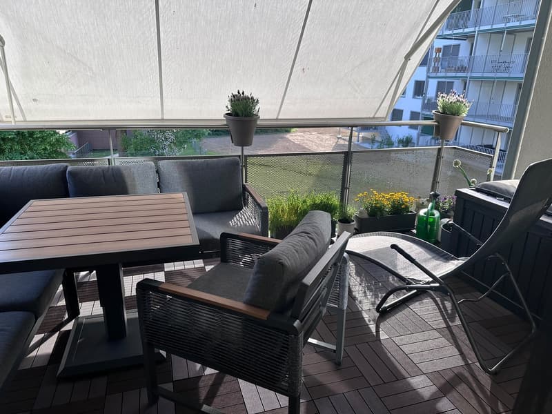 Bright 3.5-room apartment with large balcony in a green area (2)