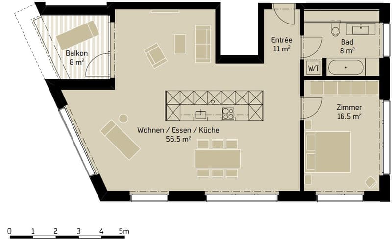 Beautiful 2.5 room apartment in Aarau, 95sqm (11)