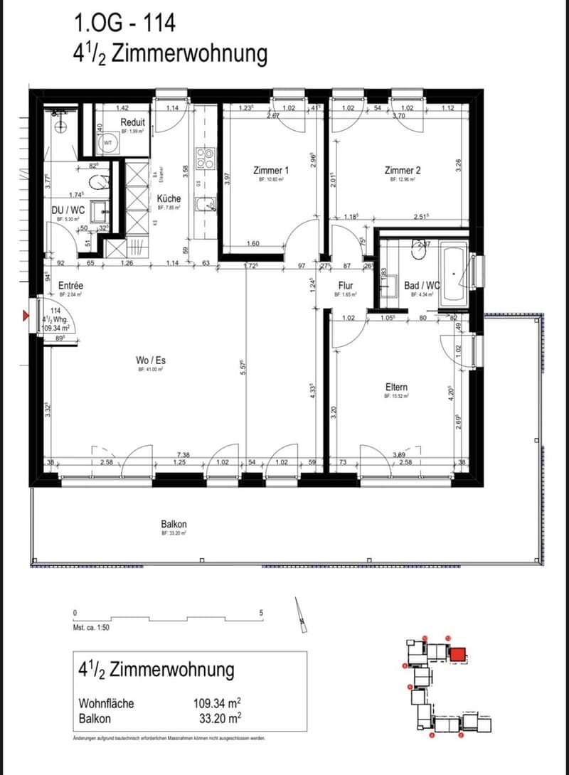 Moderne 4½ Zimmer Wohnung in Bubikon (8)