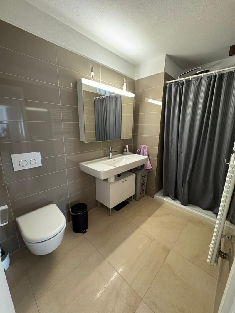 Wc und Dusche