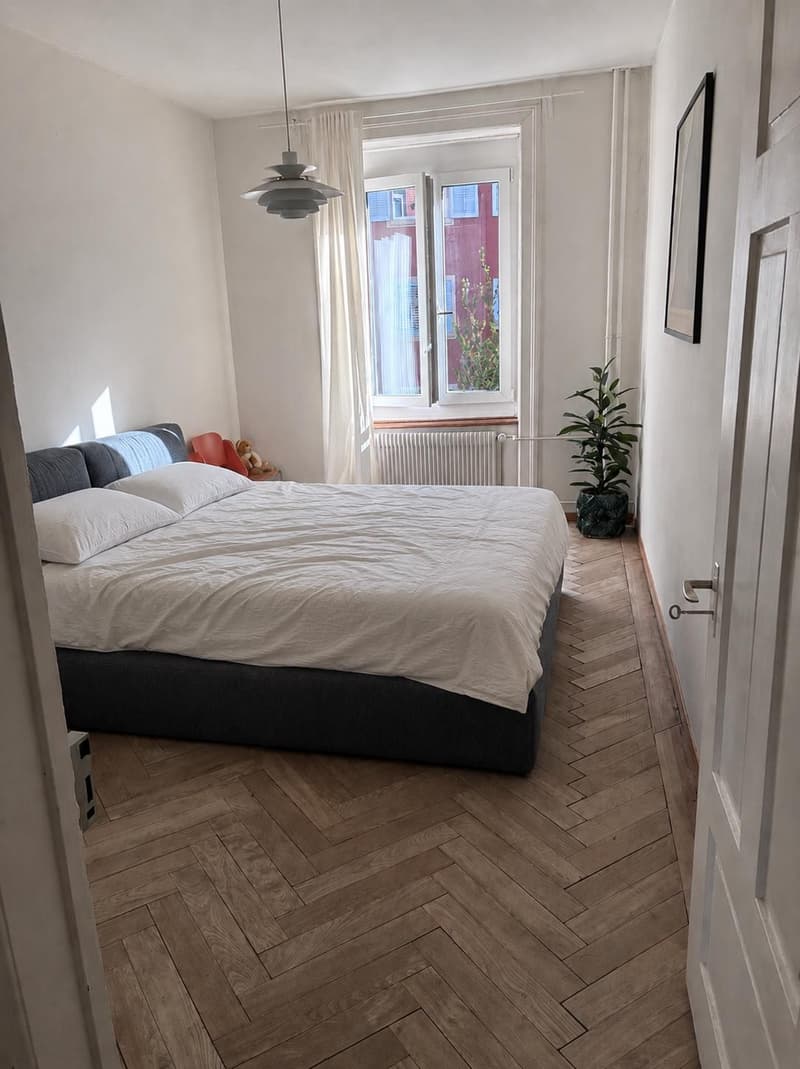 Helles möbliertes 3-Zimmer-Apartment mit sonnigem Balkon im Herzen von Zürich (19. Juni - 31. Juli) (5)