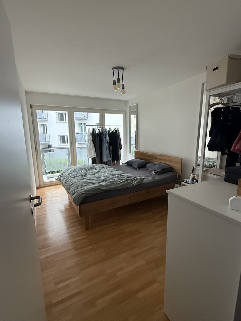 Schlafzimmer mit Balkon