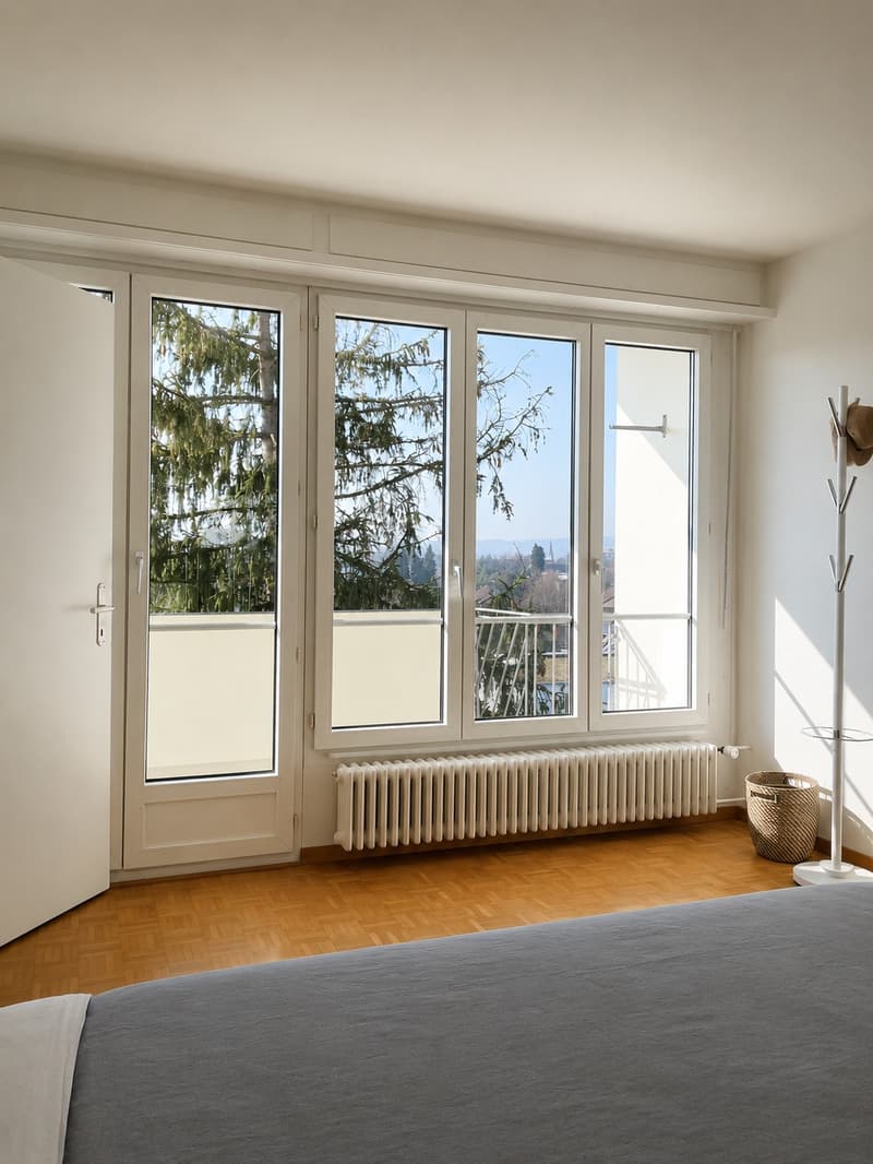 Bright 3.5-room apartment on the top floor, central, quiet, and directly by Irchelpark (7)