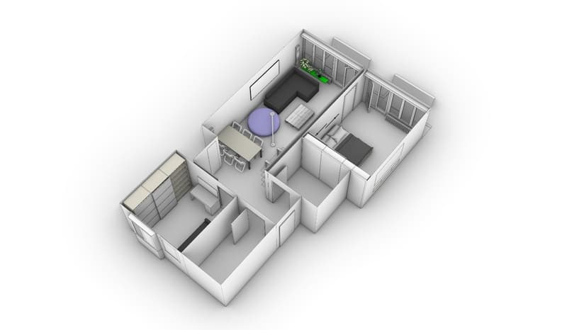 Bright 3.5-room apartment on the top floor, central, quiet, and directly by Irchelpark (9)