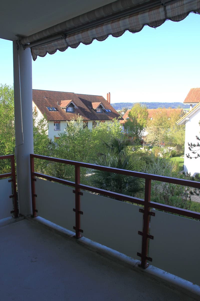 Helle 4,5 Zimmer-Wohnung mit Balkon und Garage in Henggart  ab sofort verfügbar! (2)