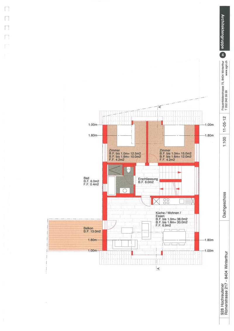 Tenant sought for exclusive 4.5 room maisonette apartment in Oberwinterthur (10)