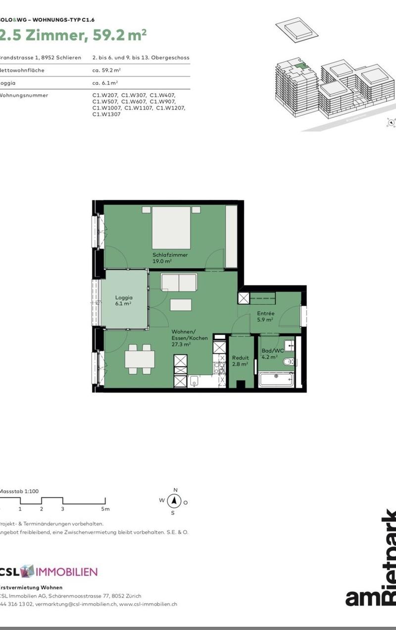 Habitation meublée à Schlieren (12)
