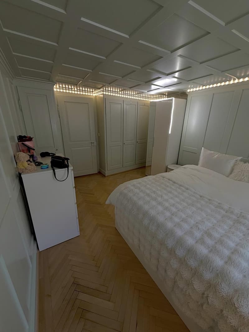 Chambre meublée dans un appartement de charme en vieille ville et terrasse privée (option pour un bail à long terme) (10)