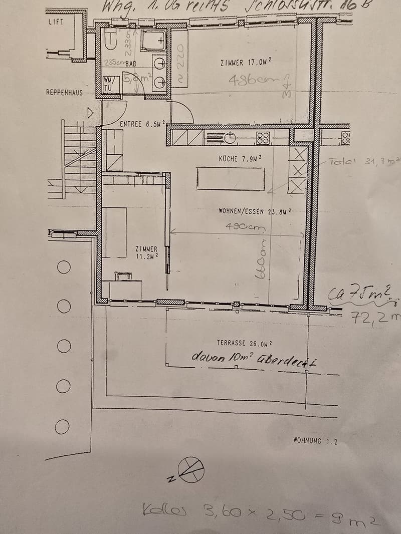 7 Min. zum Bahnhof Baden Hochwertige 3.5-Zi-Wohnung mit 26m² Terrasse und maximalem Stauraum (9)
