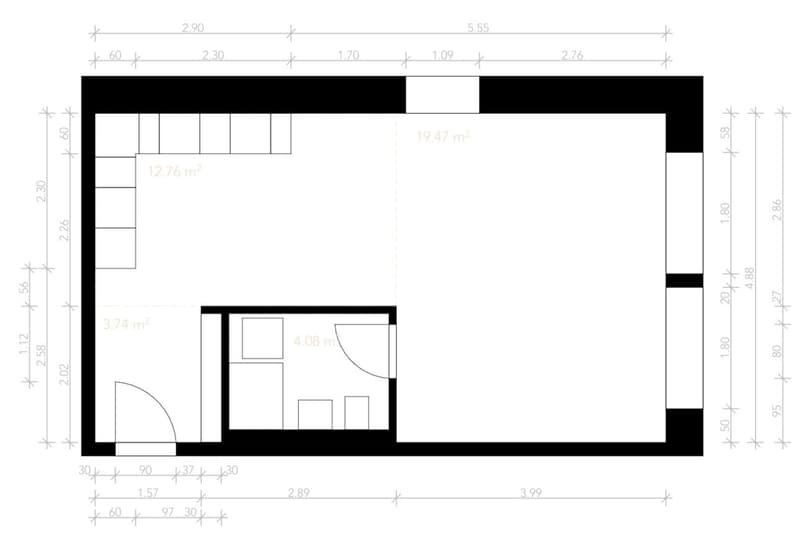 Studio in District 4, quiet with a lot of comfort (6)