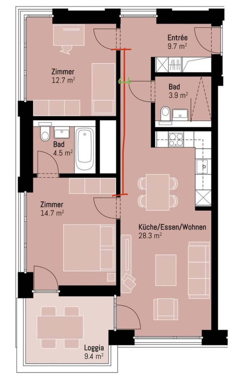 Tenant wanted - 3.5 rooms - Wallisellen (7)