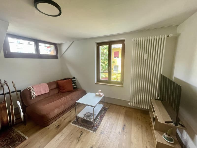 Appartement meublé temporaire de 2 pièces avec galerie sous le toit (2)