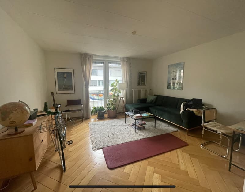 Befristet bis 1.8.26: 3-Zimmer Altbauwohnung, Kreis 3 (1)