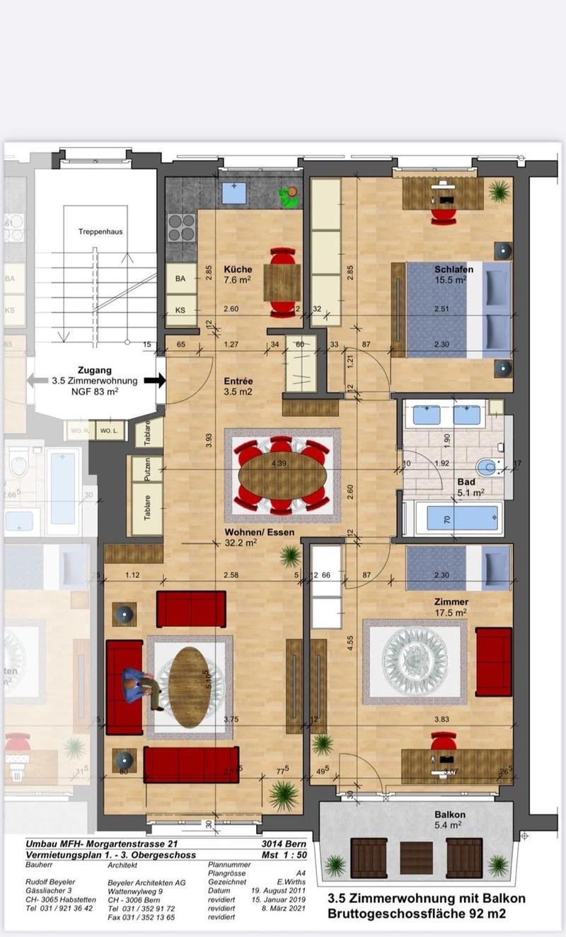 3 ½ Zimmer-Wohnung, 3014 Bern (2)