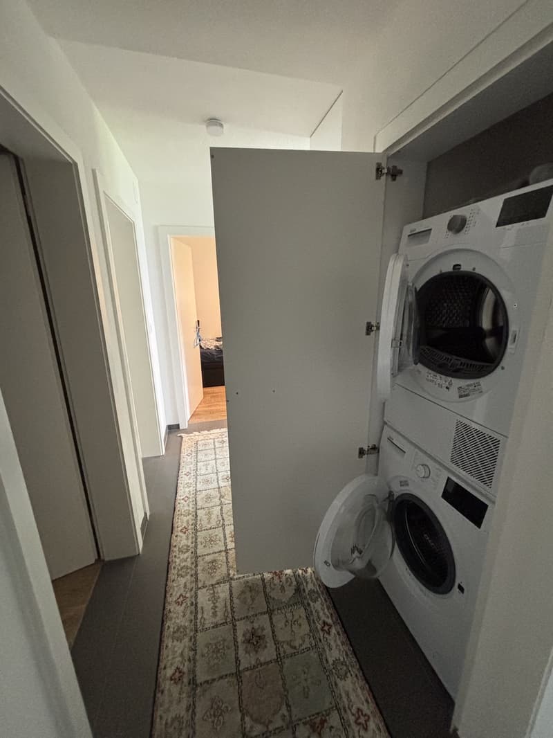 Hall with washing tower