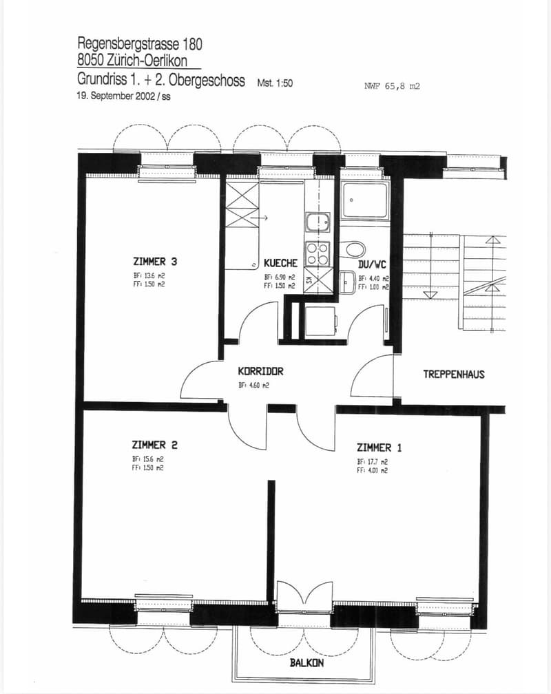 Appartement de 3 pièces calme avec balcon et tour de buanderie privée dans un emplacement très demandé (7)