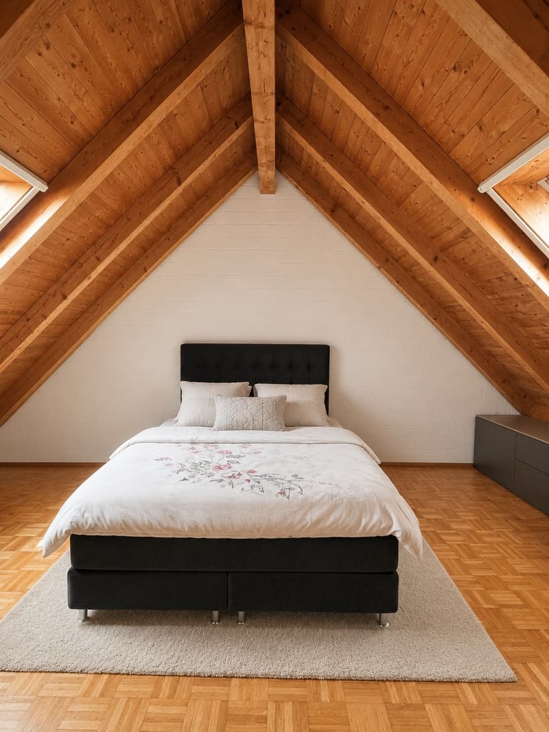 Charming furnished attic apartment with gallery (temporary) (8)
