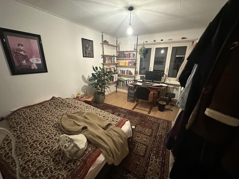 3.5-room apartment with balcony on Rosengartenstrasse in Zurich with shared garden courtyard (3)