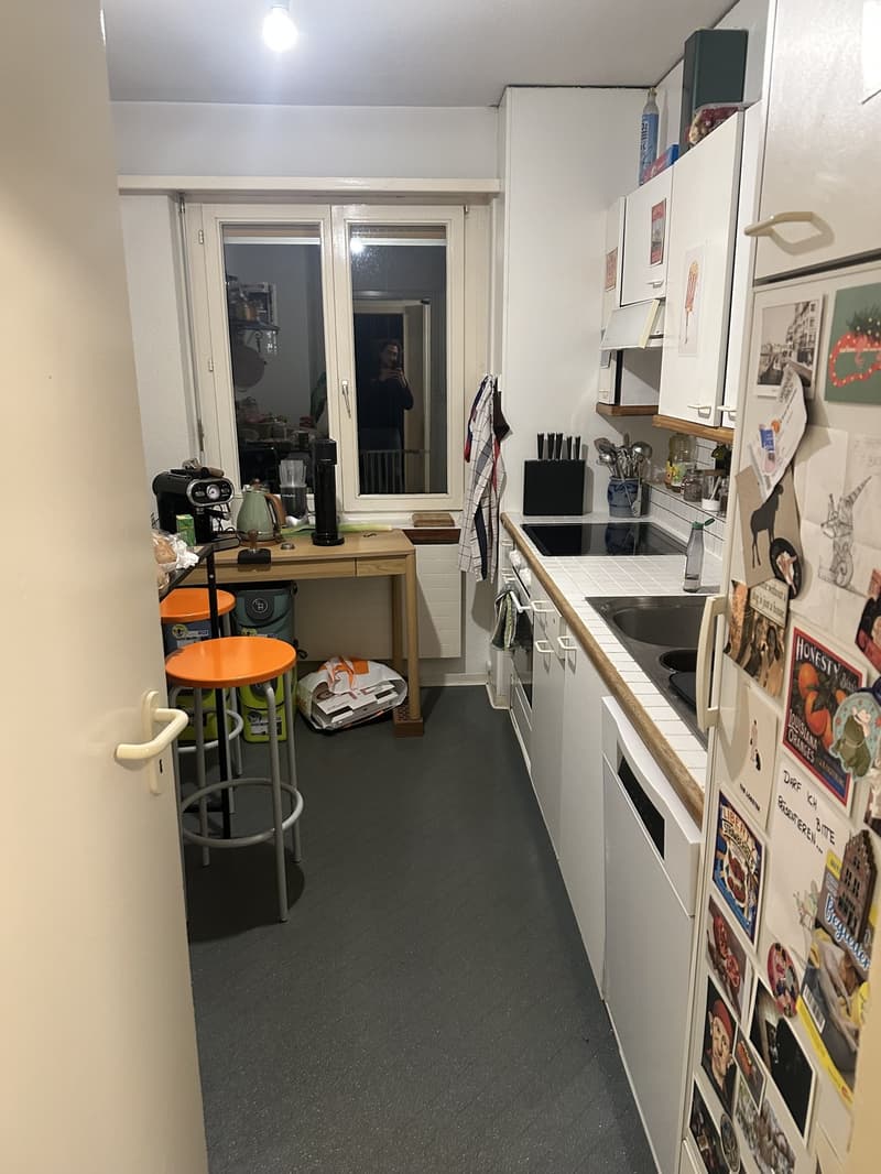3.5-room apartment with balcony on Rosengartenstrasse in Zurich with shared garden courtyard (6)